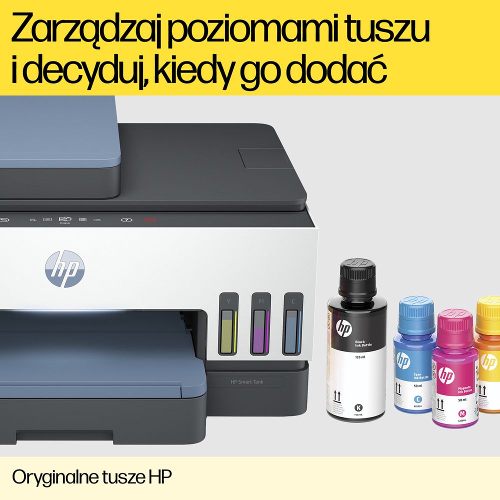 Zarządzanie poziomem tuszu