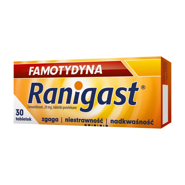 Polpharma Ranigast Famotydyna 20mg x30tab