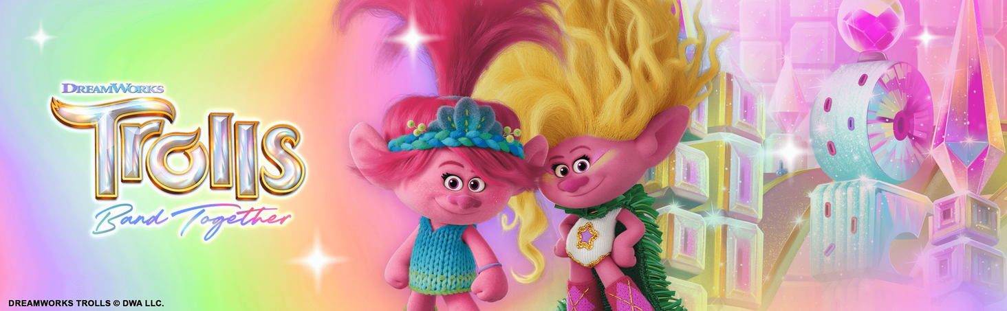 Mattel Trolle Duży zestaw filmowy baner