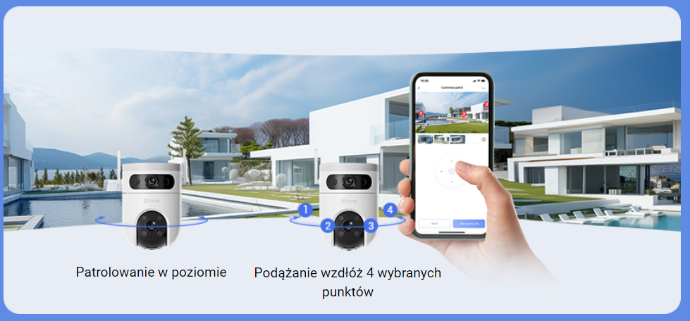 EZVIZ H9c - kontrola kamery