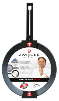 Zwieger Patelnia granitowa Practi Plus czarna 28 cm - 1