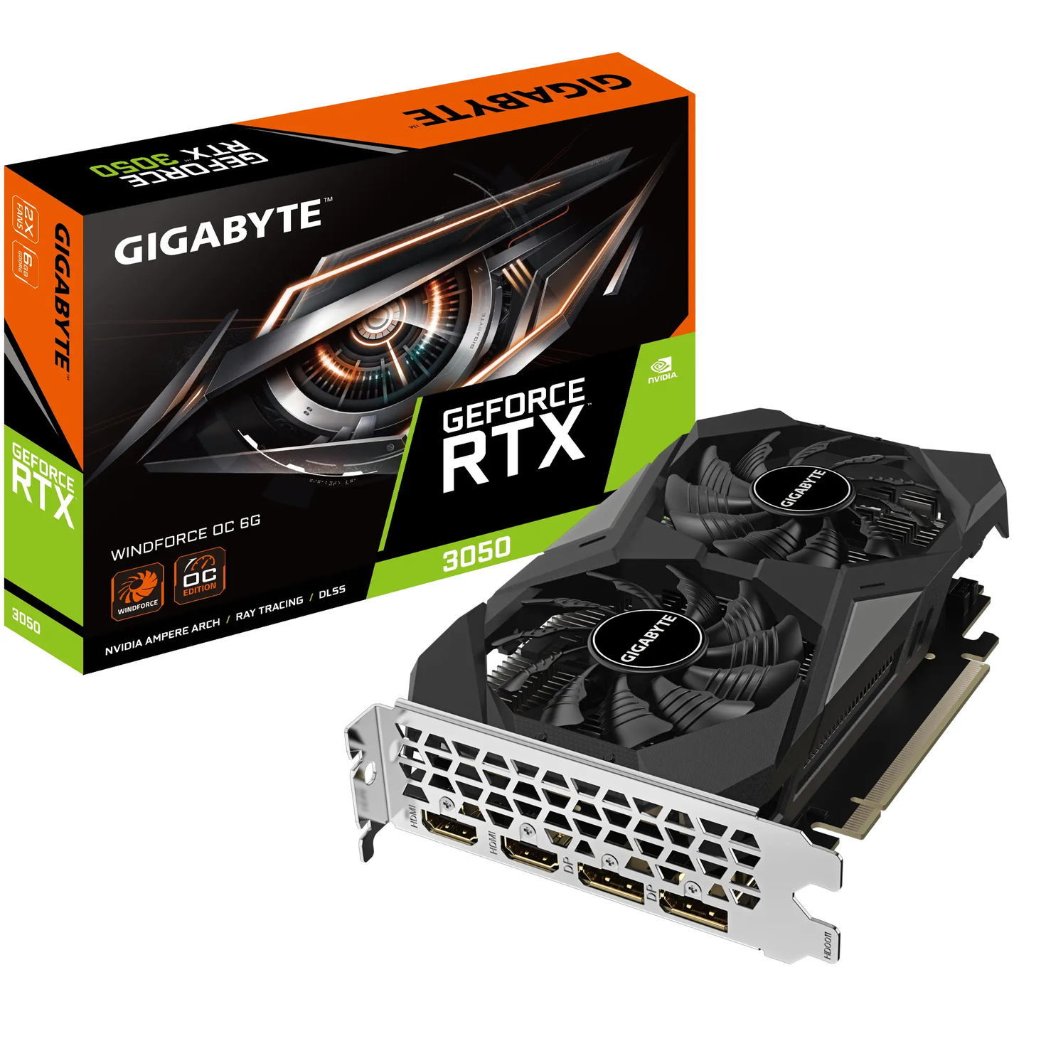 Gigabyte GeForce RTX 3050 WINDFORCE OC 6G NVIDIA