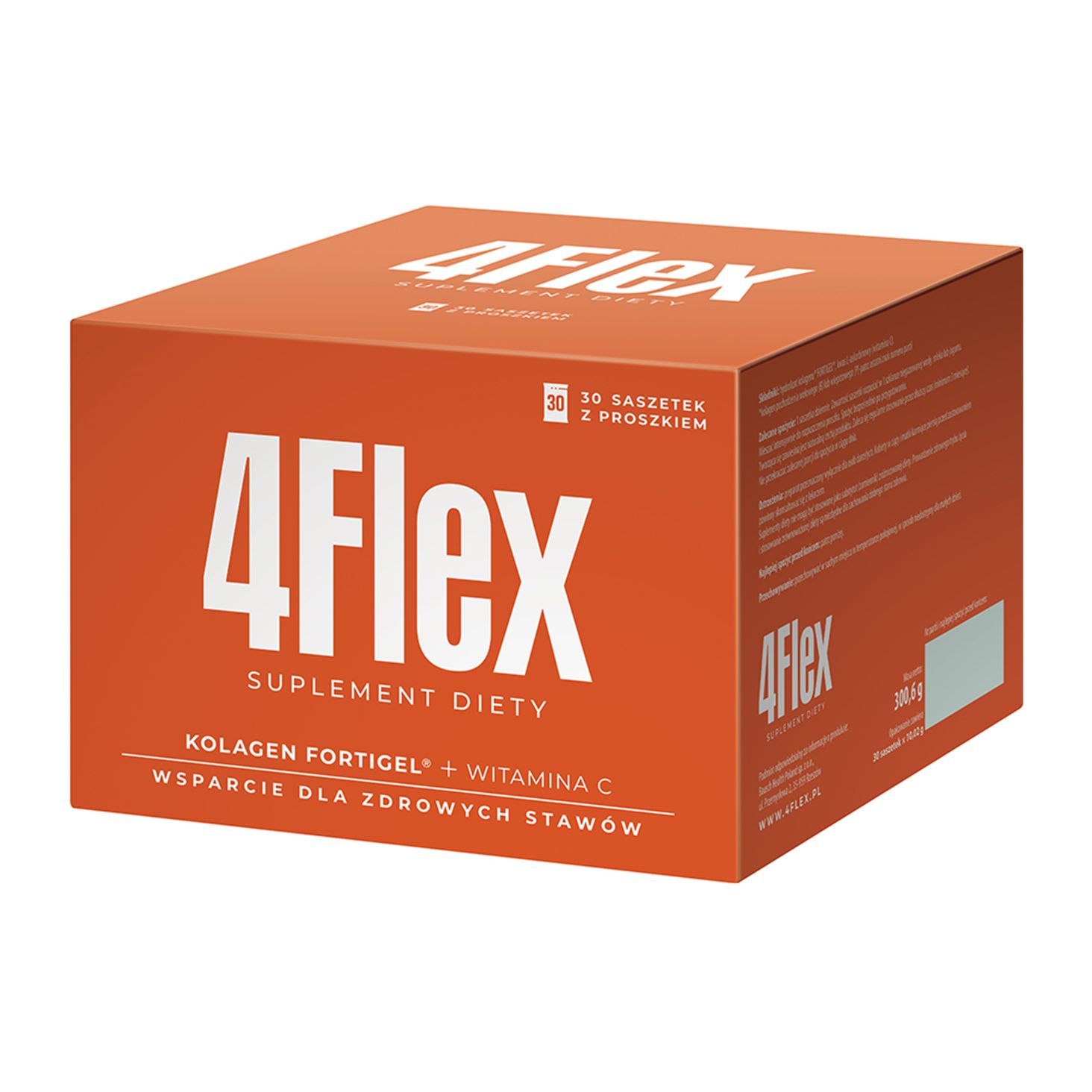 4Flex 30 saszetek. Kolagen nowej generacji z wit. C