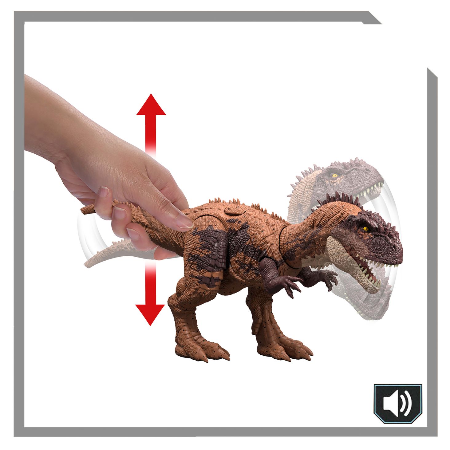 Jurassic World Kentrozaur Dinozaur Groźny ryk Figurka 4