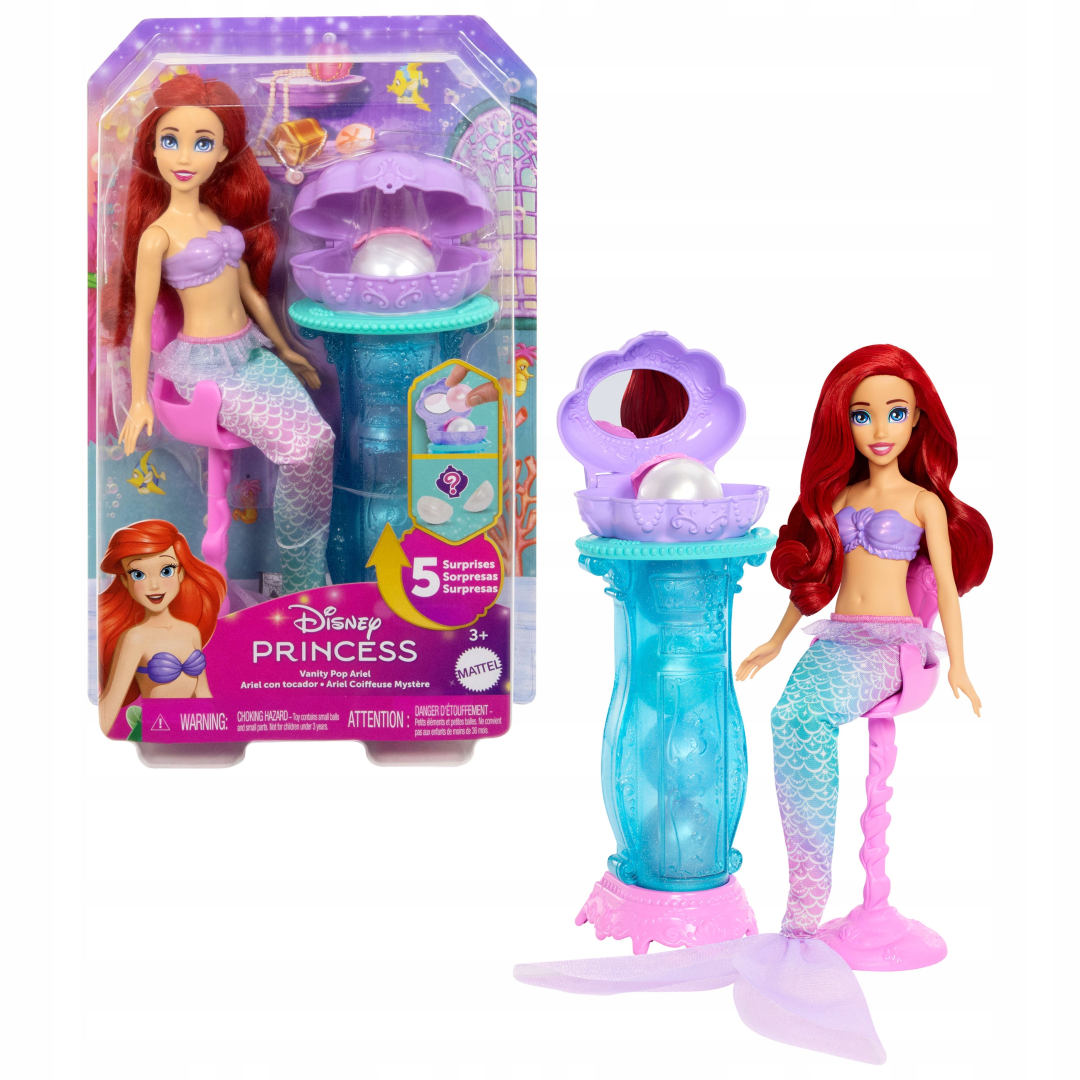 Mattel Księżniczka Disneya Arielka Muszelkowa 2