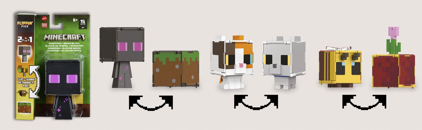 Minecraft Figurka z transformacją 2 w 1 2