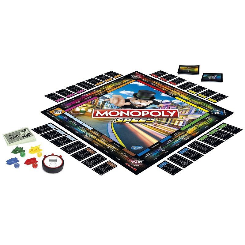 Monopoly Speed E7033 Zawartość opakowania:
