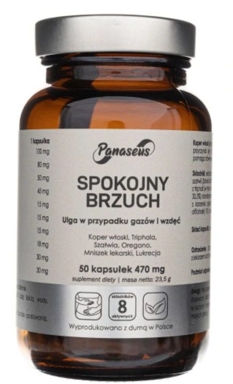 Panaseus Spokojny brzuch 470 mg - 50kaps.