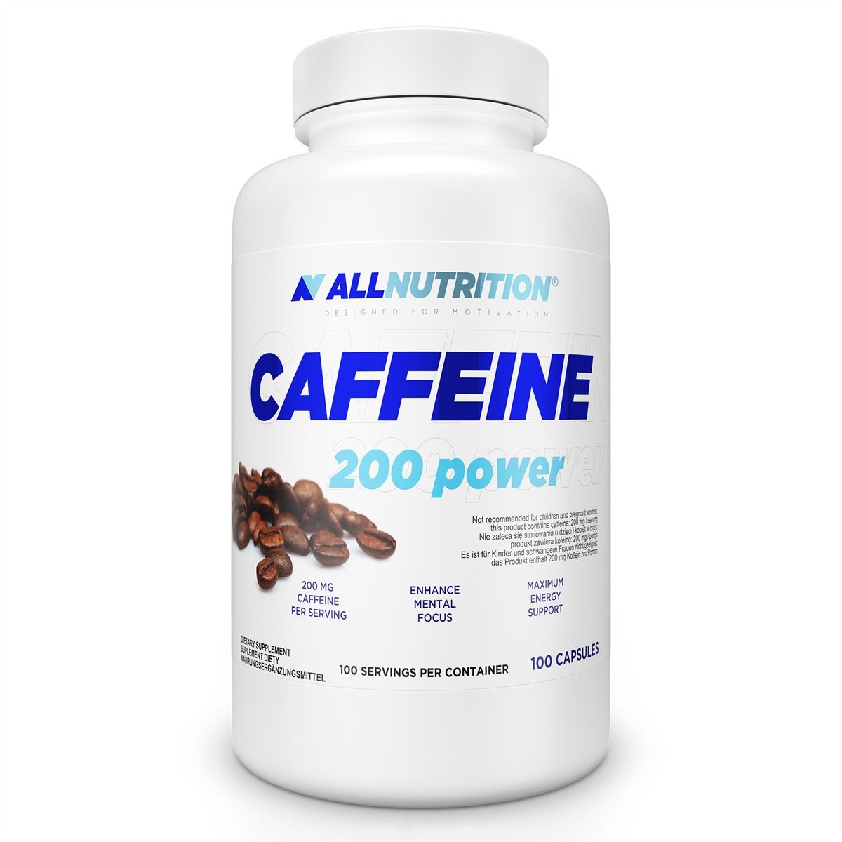Allnutrition Caffeine 200Mg 100kaps.