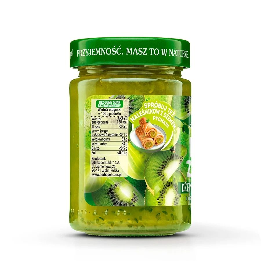 Herbapol Dżem Kiwi Zadziwi 280g 2