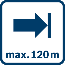 Zasięg pracy do 120 m