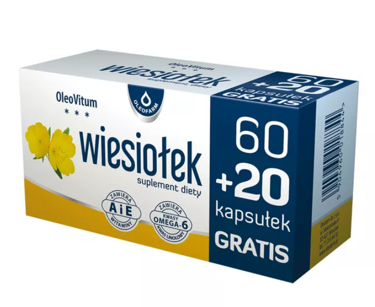 Oleofarm Wiesiołek 80kaps.