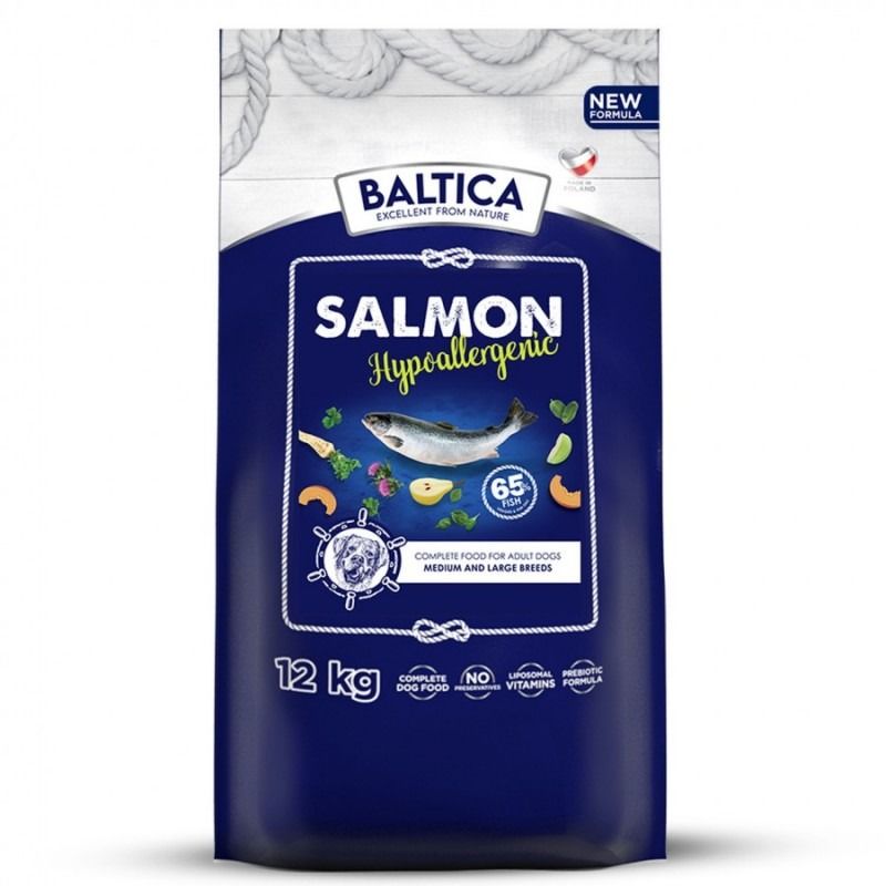 Baltica Salmon Hypoallergenic Psy Ras Średnich I Dużych