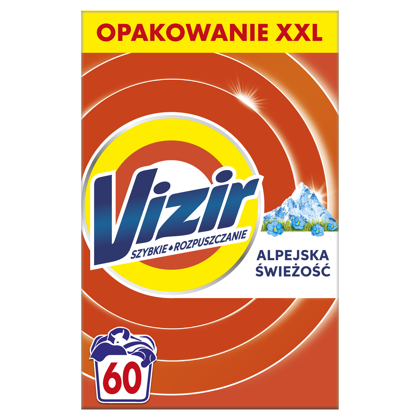 Vizir Proszek do prania Alpine Fresh, 60 prań