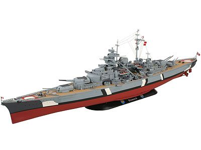 REVELL ModelKit 05040 Battleship Bismarck 1:350
