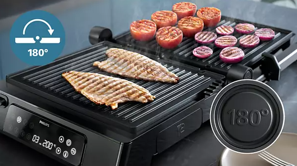 PHILIPS Grill kontaktowy HD6307/70 - 11