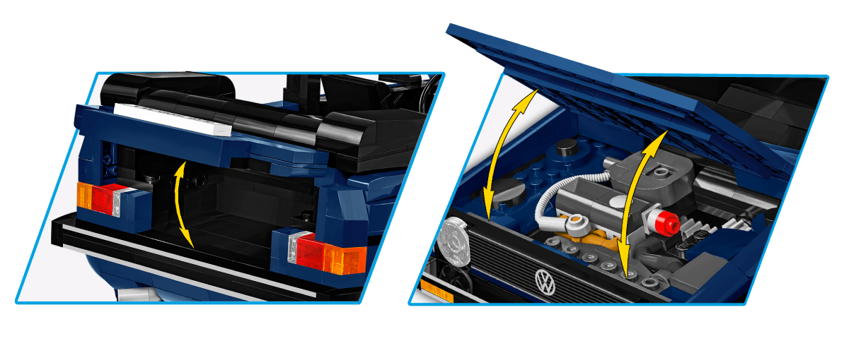 COBI Volkswagen Golf Cabriolet ruchome el 2