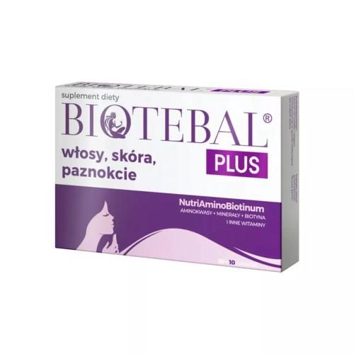Biotebal PLUS włosy, skóra, paznokcie 30+10 tabl. - produkt