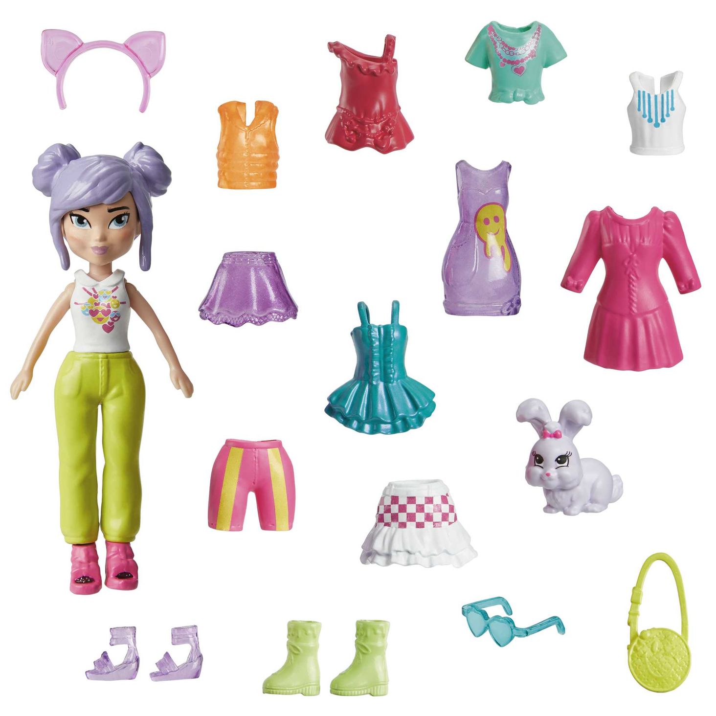 POLLY POCKET™ Lalka + ubranka 1