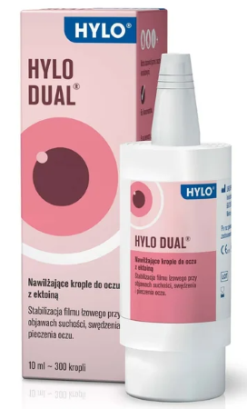 Hylo-Dual krople do oczu z ektoiną 10ml - 1