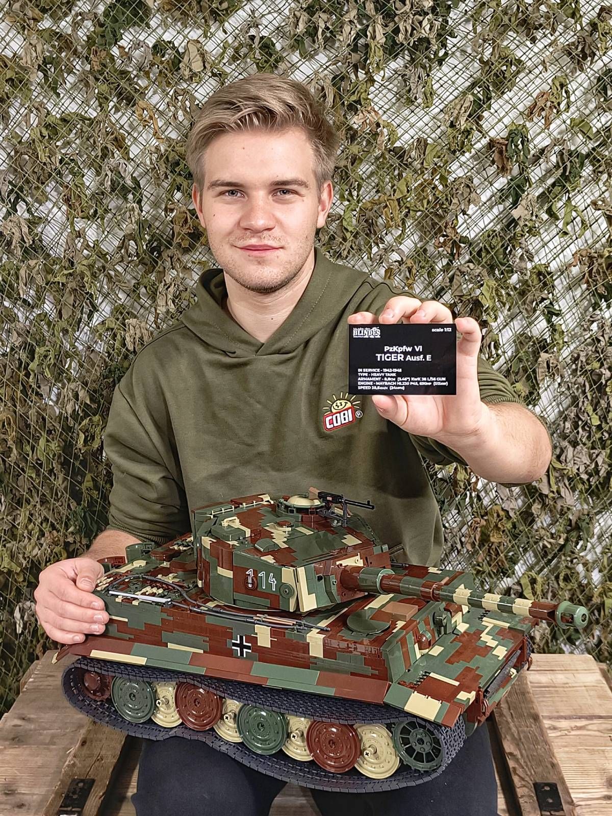 COBI PzKpfw VI Tiger Ausf. E Executive Edition prezentacja