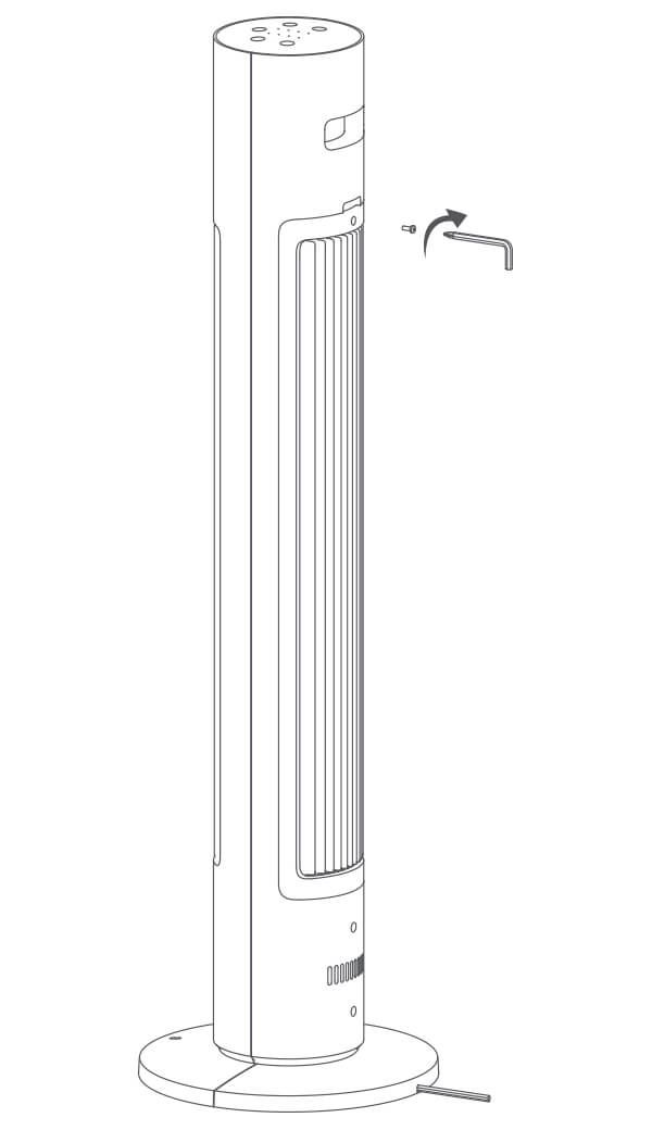 Xiaomi Smart Tower Fan Krok 3
