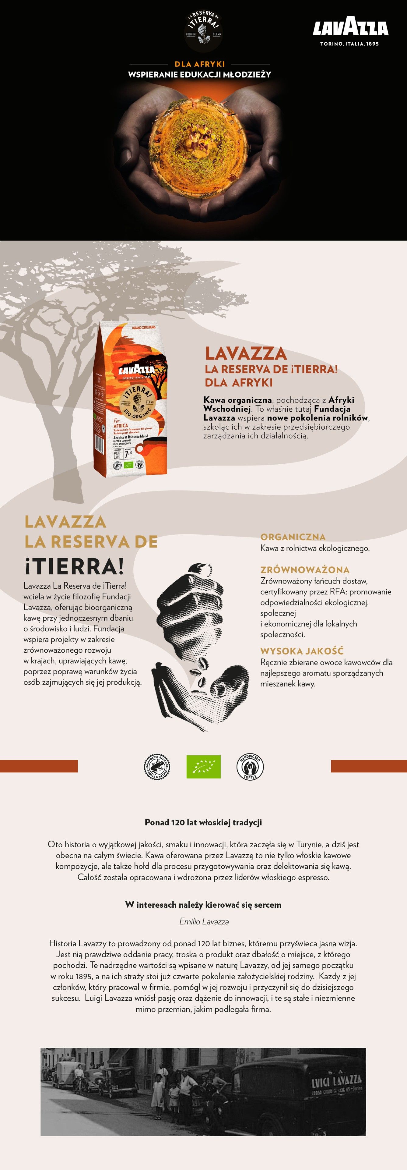 Lavazza info o fundacji
