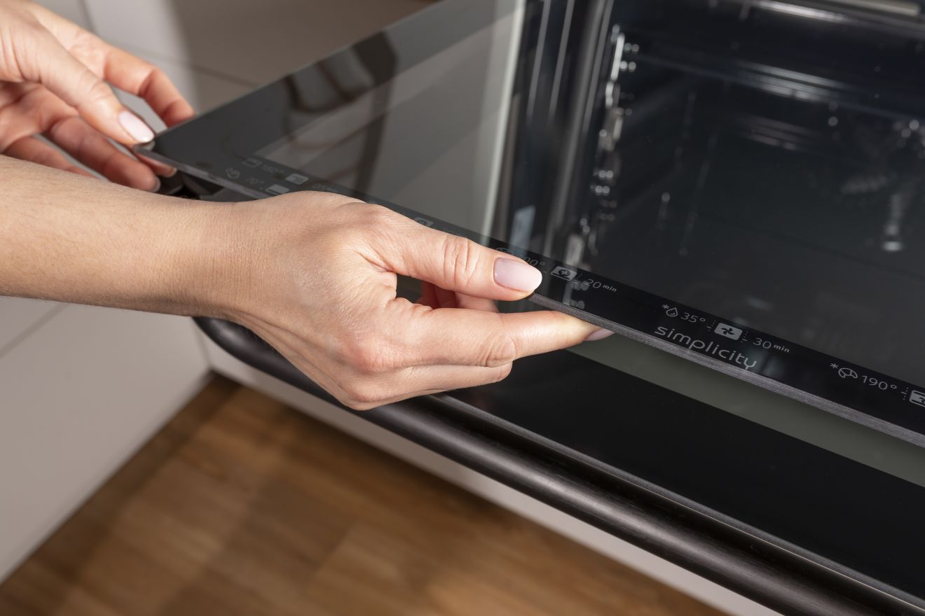 Gorenje Zdejmowane szklane drzwi