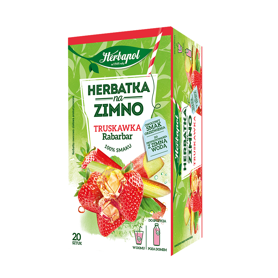Herbapol Herbatka na zimno Truskawka Rabarbar 1