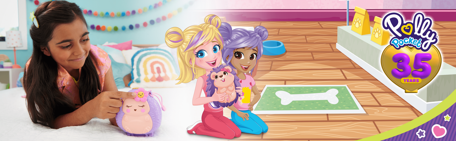 Mattel Polly Pocket zestaw Kawiarenka jeżyka