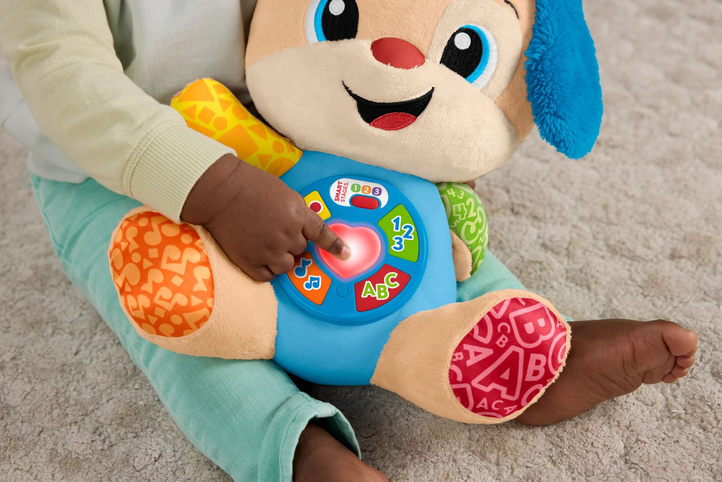 Fisher-Price „Ucz się i śmiej!“ Wesoły Padzik Malucha JFF52
