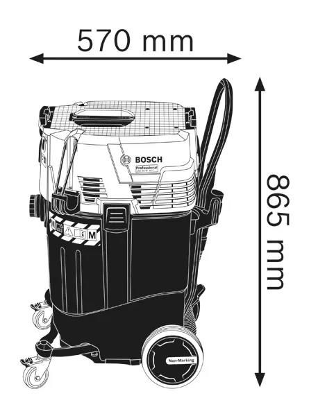 Bosch GAS 55 M AFC Professional wymiary