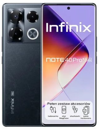 Infinix Note 40 Pro+ 5G 12/256GB Czarny - 1