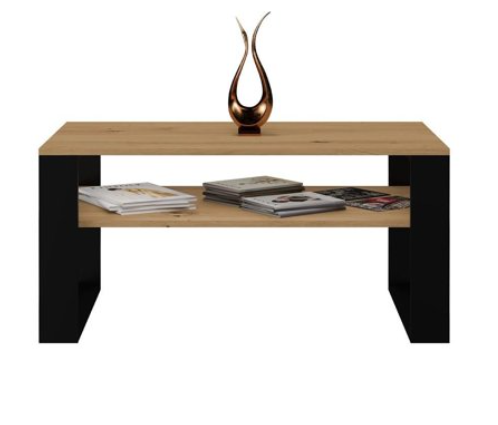 Topeshop Syolik Kawowy Dąb Artisant Czarny-3