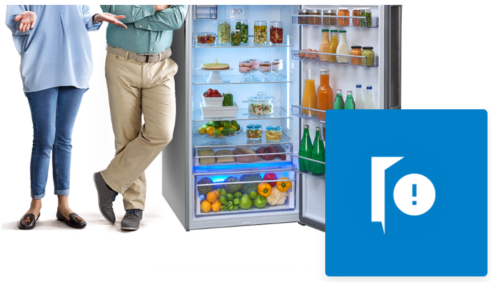 Beko Alarm otwartych drzwi