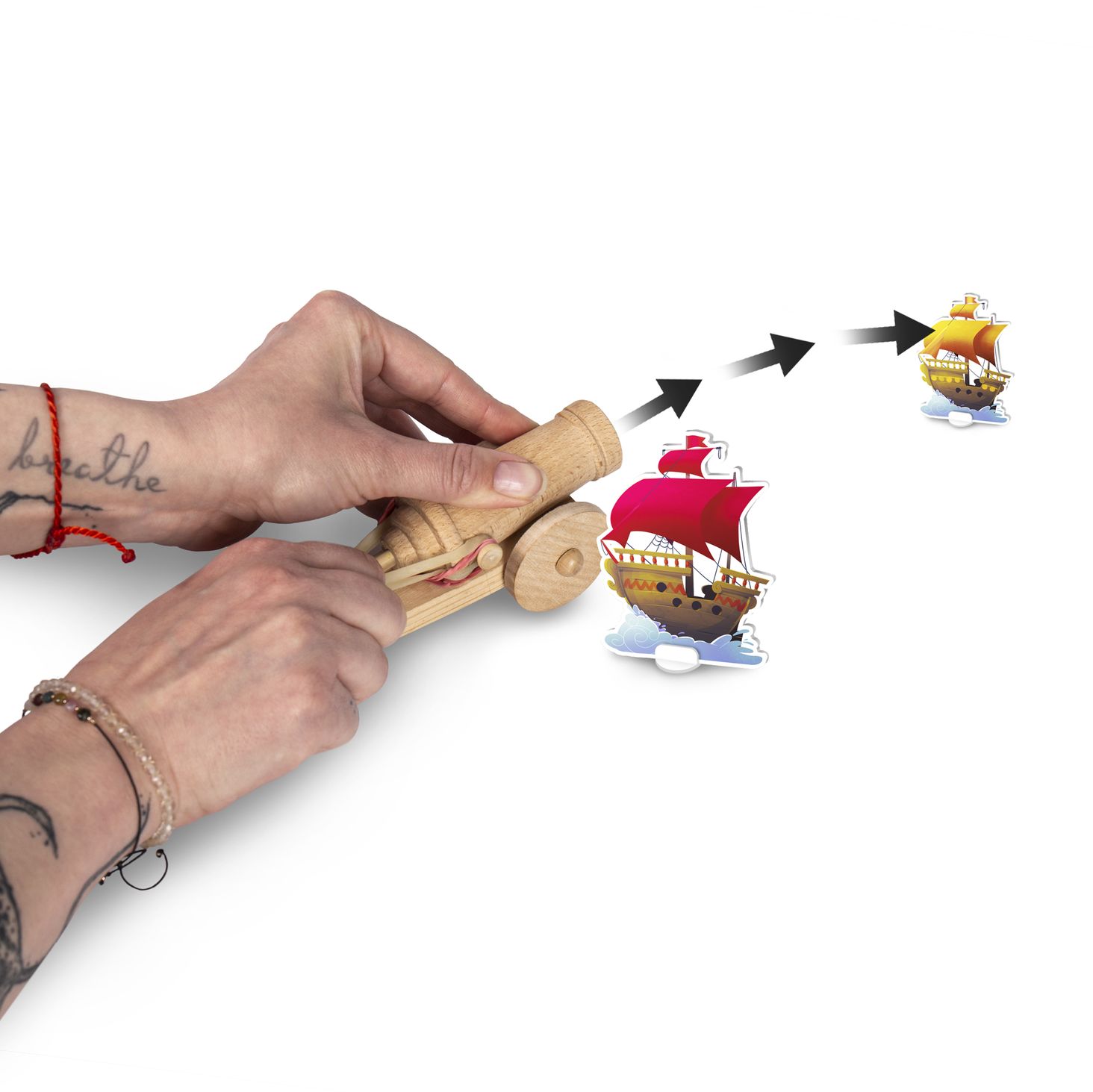 Ship Ahoy elementy gry