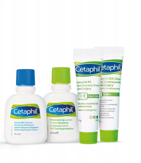 Cetaphil 4 produkty w miniaturowym wydaniu