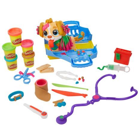 Play-Doh Wizyta u weterynarza F3639 zwartość pudełka-4