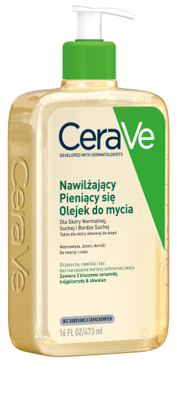 CeraVe Nawilżający Pieniący Się Olejek Do Mycia