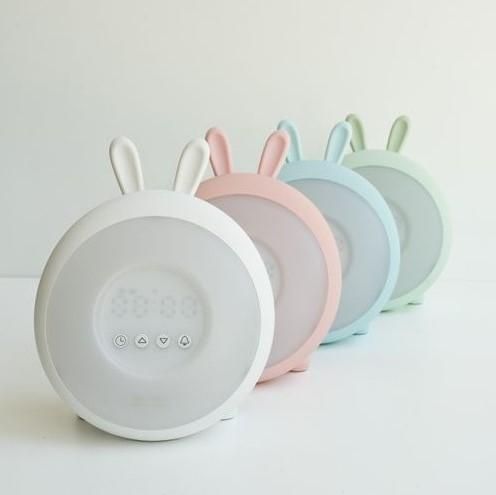 Rabbit&Friends Lampka Budzik Króliczek Zielony