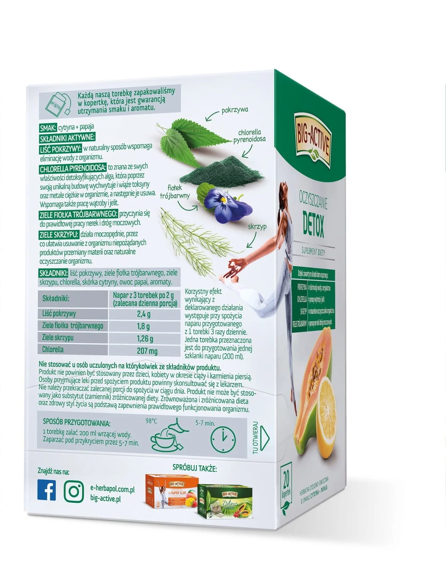 Big-Active Detox Oczyszczanie suplement diety 2