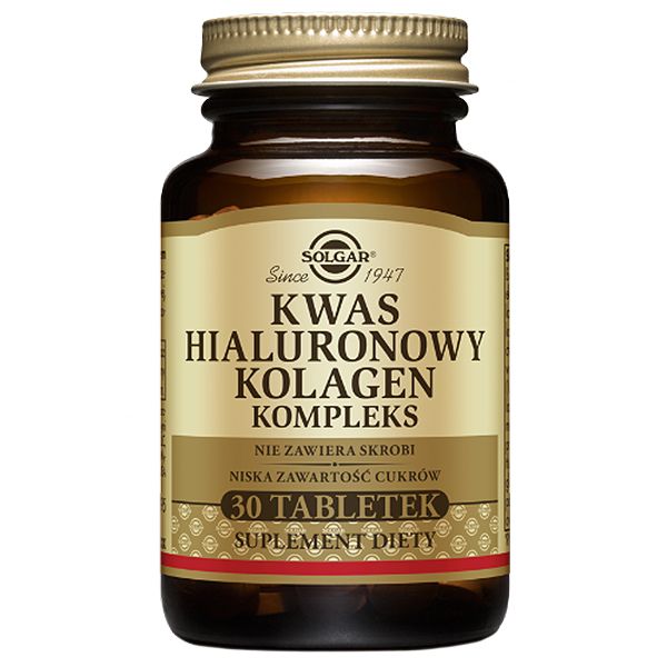 SOLGAR KWAS HIALURONOWY 120mg 30 tabl