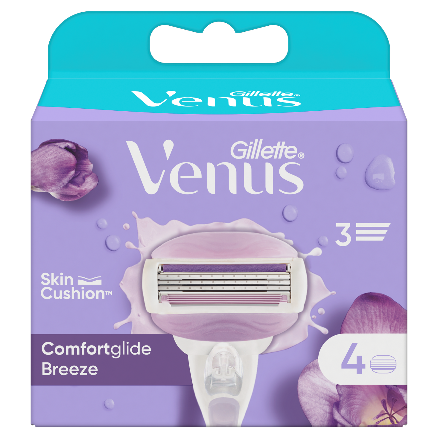 Gillette Venus Comfortglide Breeze Wkłady 4 szt.