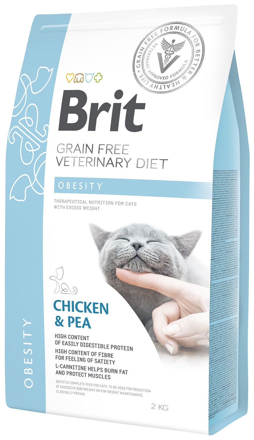 Brit Veterinary Diet Obesity Chicken&Pea 2Kg
