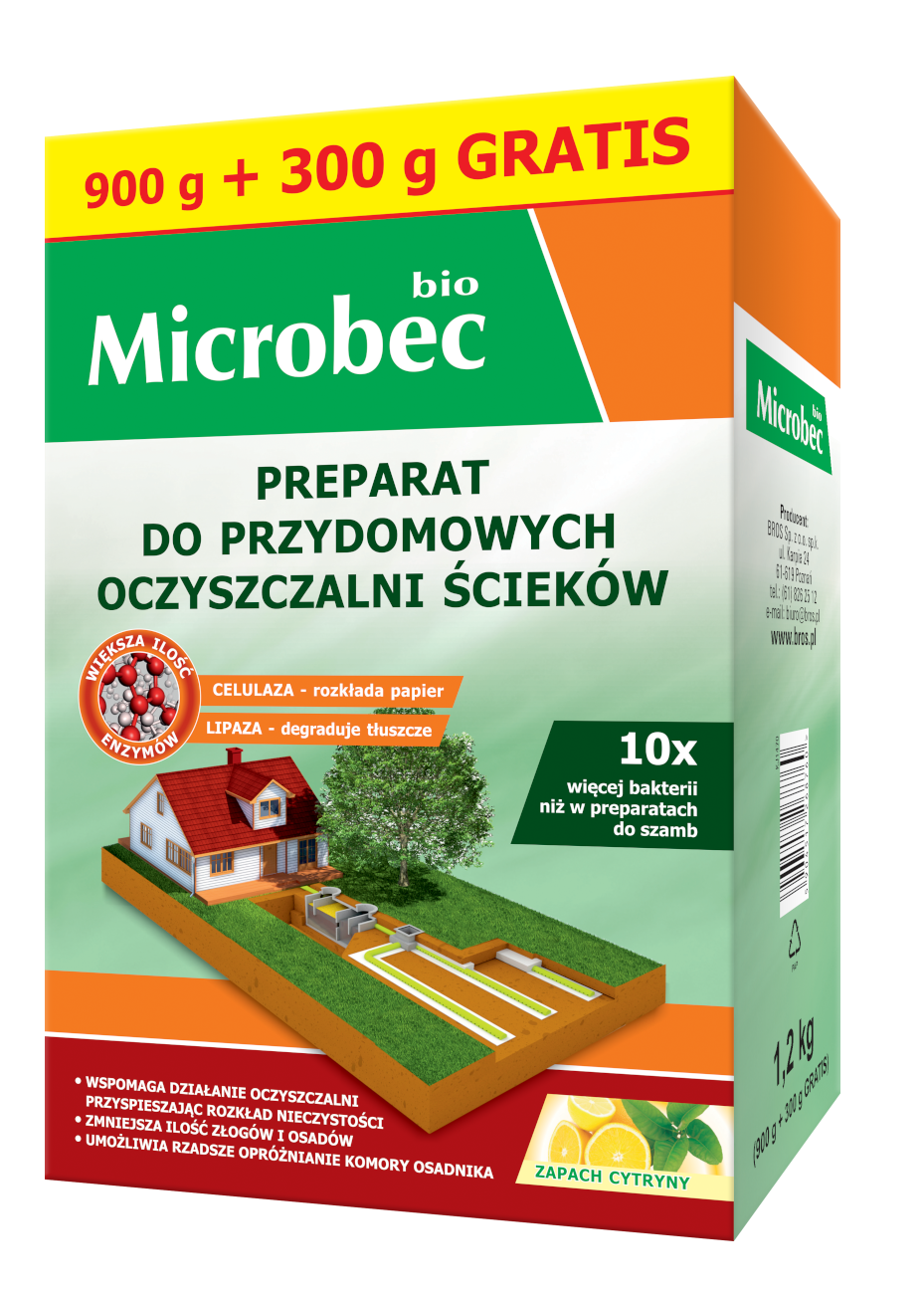 Bio Preparat do przydomowych oczyszczalni ścieków Cytryna