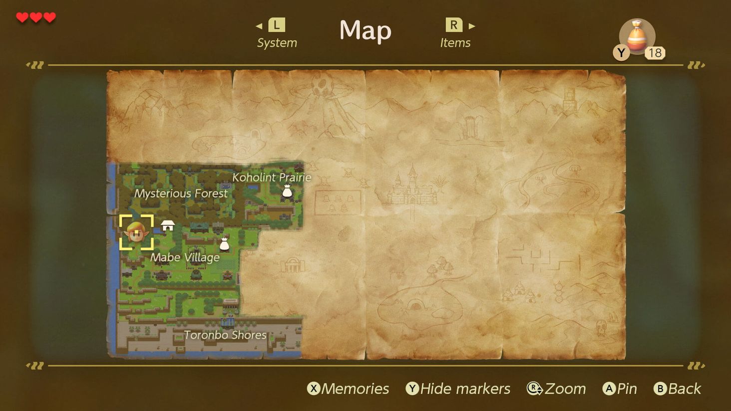 The Legend of Zelda Link's Awakening