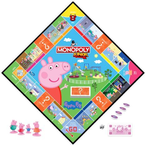 Monopoly Junior Świnka Peppa F1656 Zasady gry