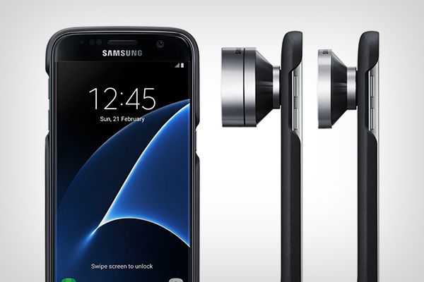 Samsung Lens Cover Do Galaxy S7 Czarny ET CG930DBEGWW Etui Na