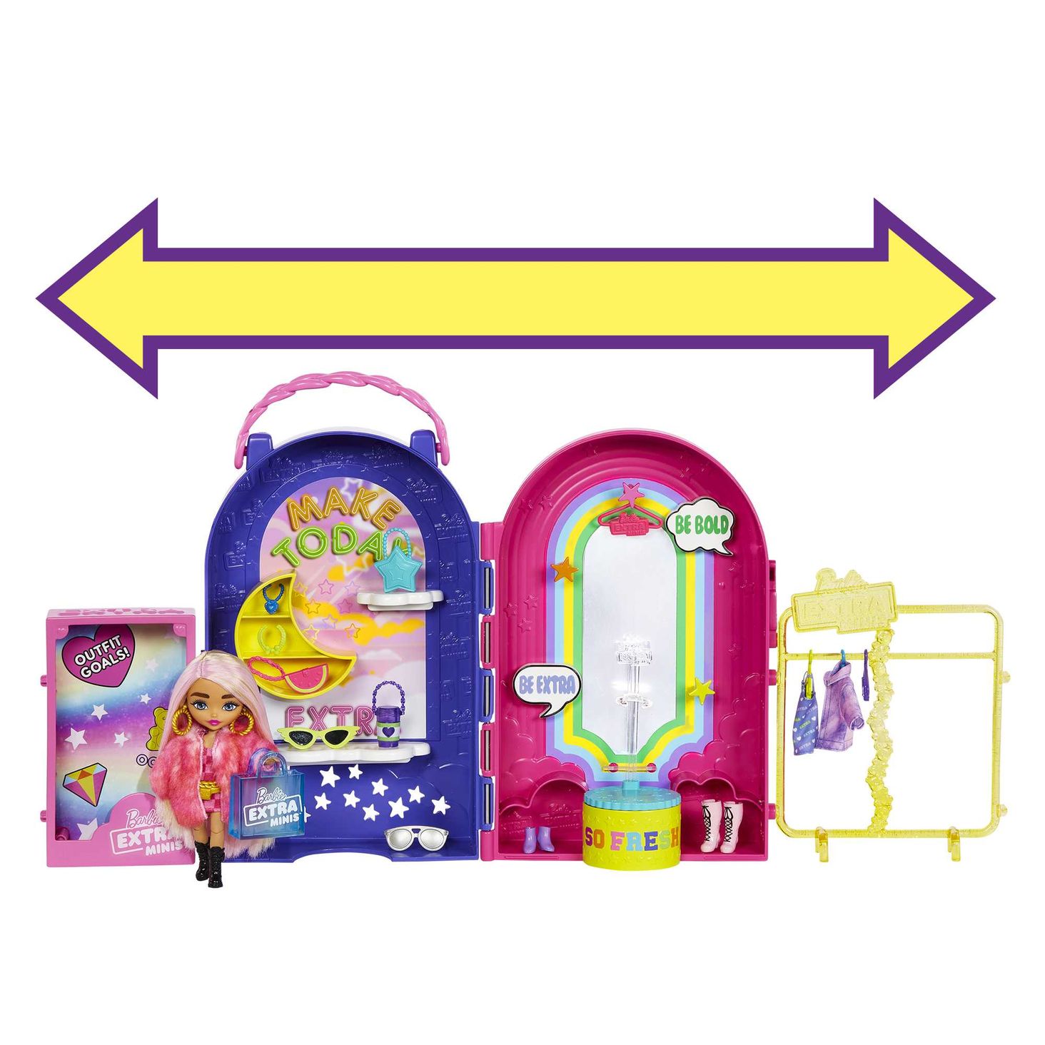 Barbie® Extra Minis Lalka i butik Zestaw z akcesoriami 3