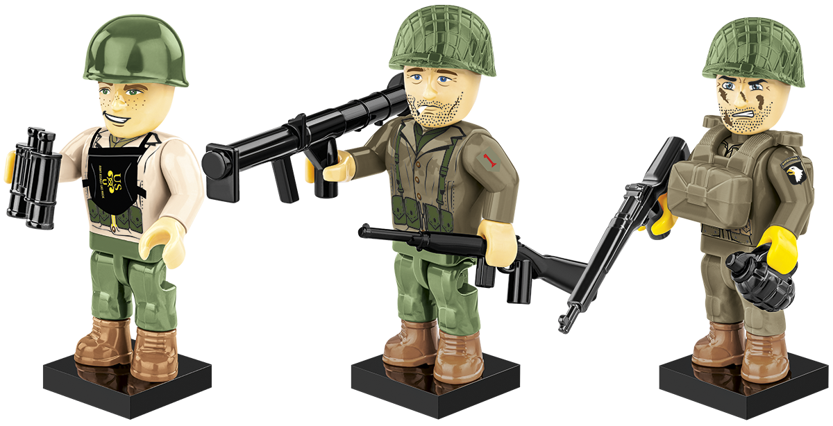 COBI WWII Figures & Accessories D-Day 6 Jun 1944 figurki